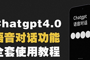 Chatgpt4.0开通教程+语音功能使用